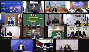 Участие Посла России в открытии первого Экономического и бизнес форума «Азия-Европа»
